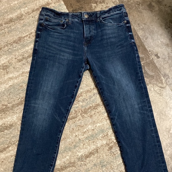 Men’s- EXPRESS Dark Washed Skinny Jeans (34x34) - Picture 6 of 8